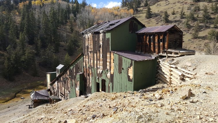 One of various abandoned mine sites in Wyoming scheduled for reclamation by the Wyoming Department of Environmental Quality's abandoned Mine Land Division.