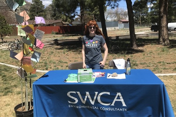 SWCA table in Flagstaff Earth Day event