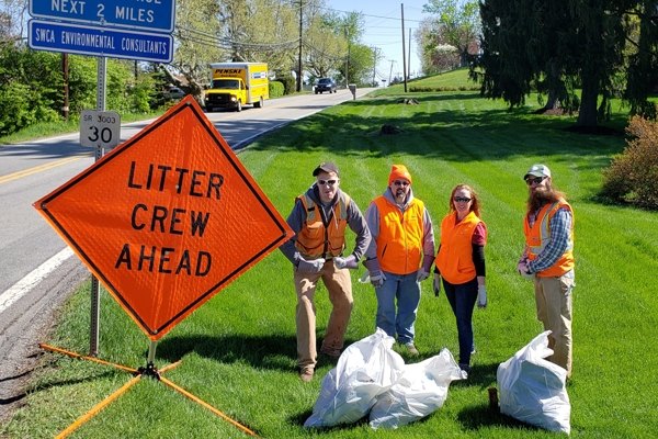 Cleaning up a highway in Pittsburgh