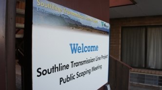 Southline EIS sign