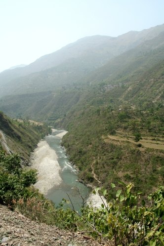 Watercourse in Yamuna Valley, Uttarakhand, India, Asia