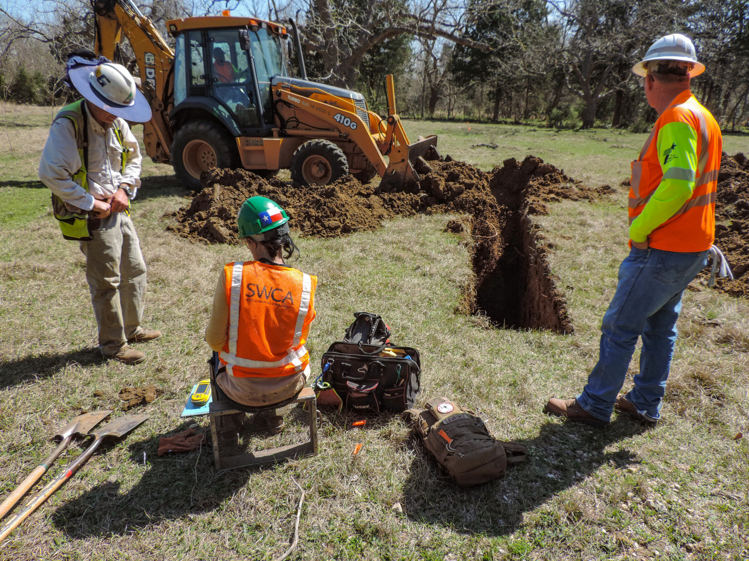 SWCA conducting fieldwork.