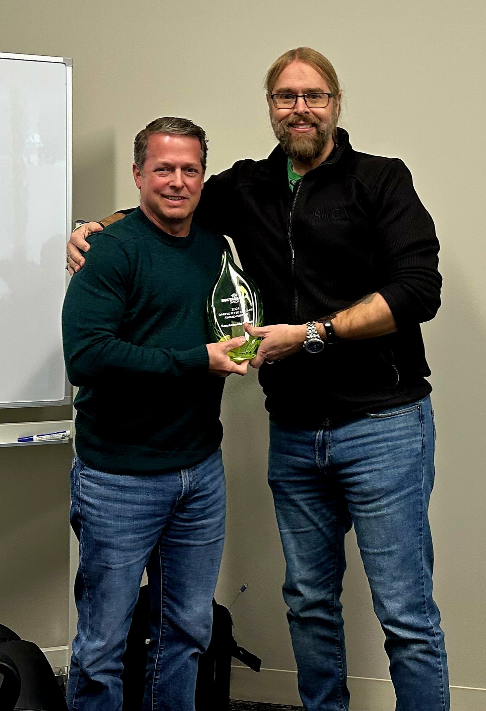 The San Antonio Office received the Daring to Be Greener award in 2024 