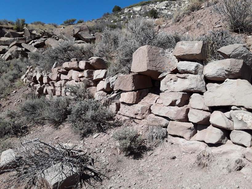 Retaining wall at Potter’s Quarry