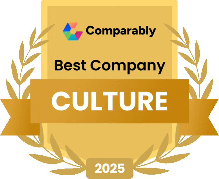 2025 Comparably awards badges GIF