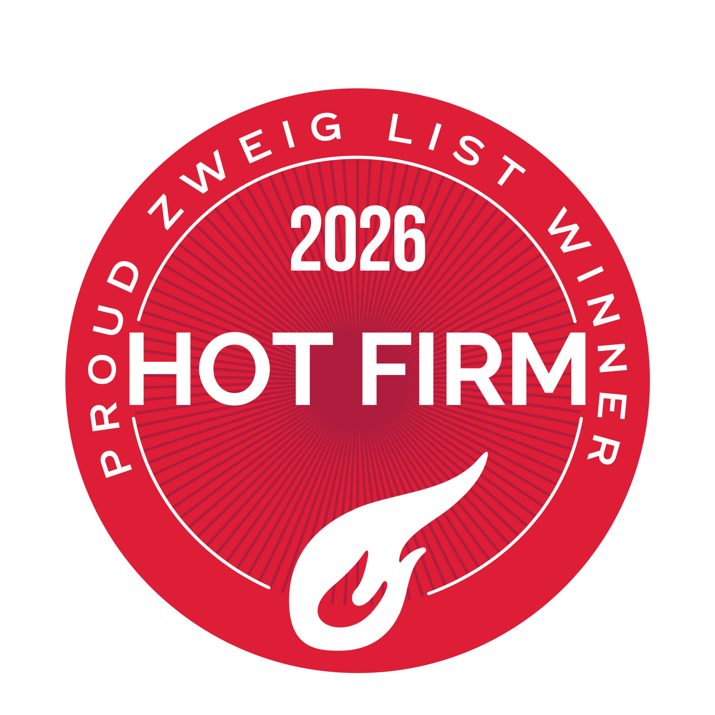 2026 Hot Firm Zweig Winner Badge