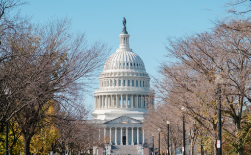 The U.S. Capitol Building, a landmark building in Washington, D.C.
